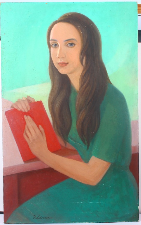 Meitene ar sarkano grāmatu