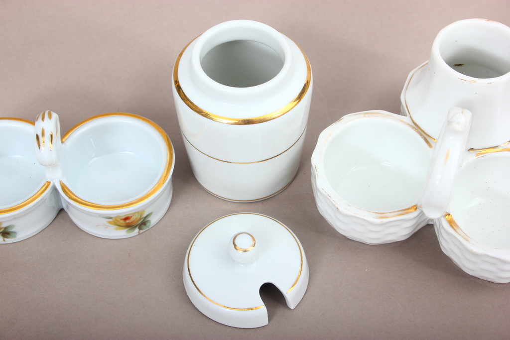 Porcelāna garšvielu trauku komplekts (3 gab.)