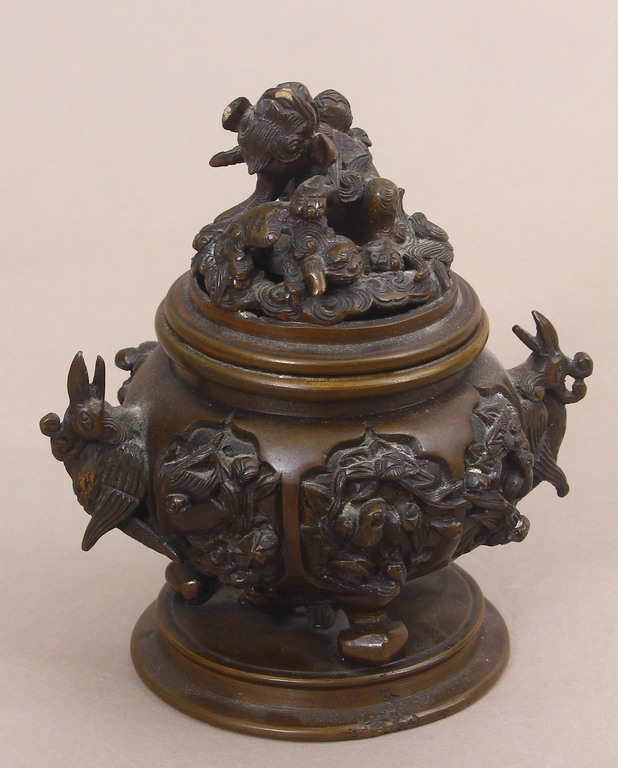 Incense bowl with lid