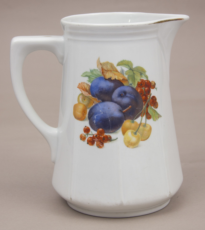 Porcelain juice pitcher 