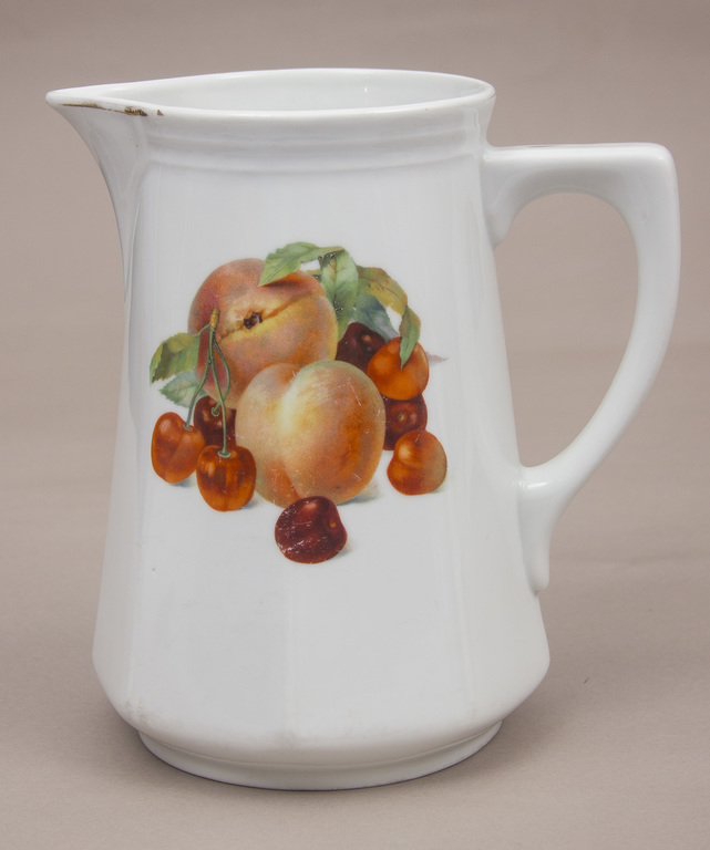 Porcelain juice pitcher 