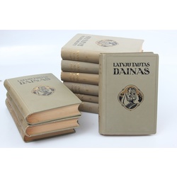 Latvju  tautas dainas (10 volumes)