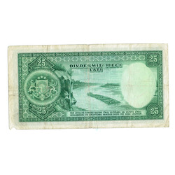 Банкнота 25 латов 1938