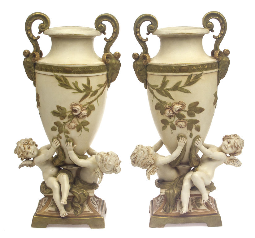 Art Nouveau vases (pair)