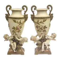 Art Nouveau vases (pair)