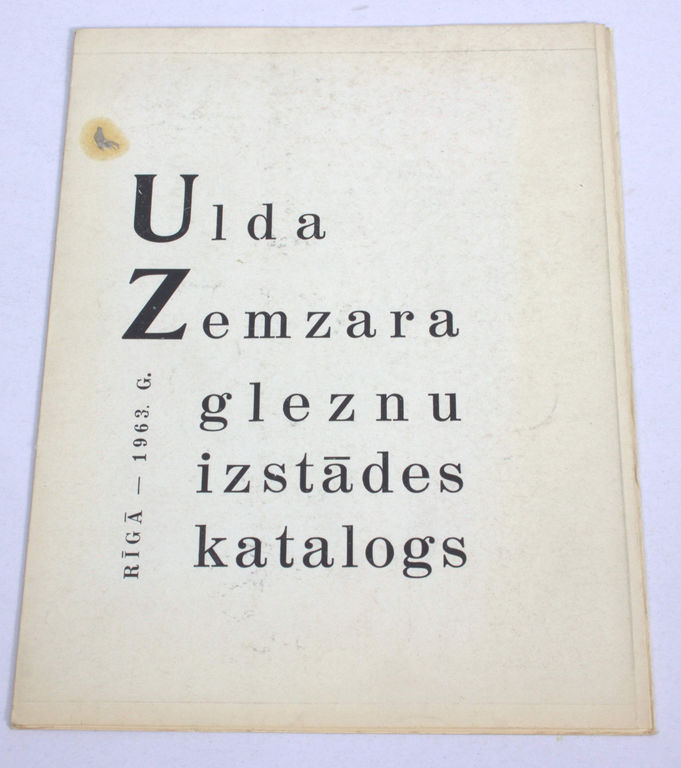 Ulda Zemzara gleznu izstādes katalogs