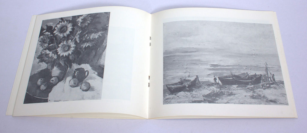 2 catalogs - Imanta Kalniņa darbu izstādes katalogs, Harija Veldre gleznu izstādes katalogs