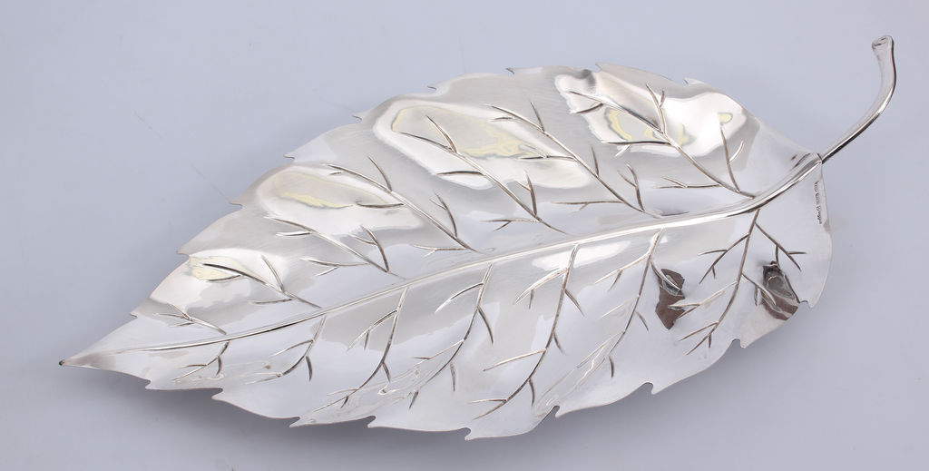 Art deco style silver bowl 
