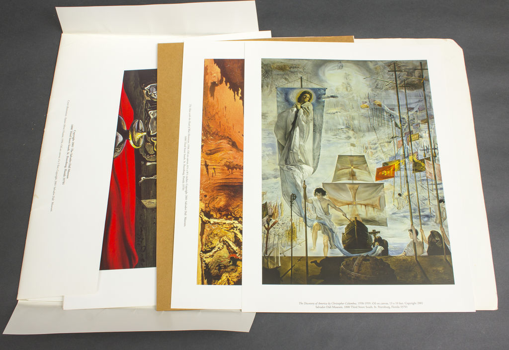 llustration album of works by Salvador Dali