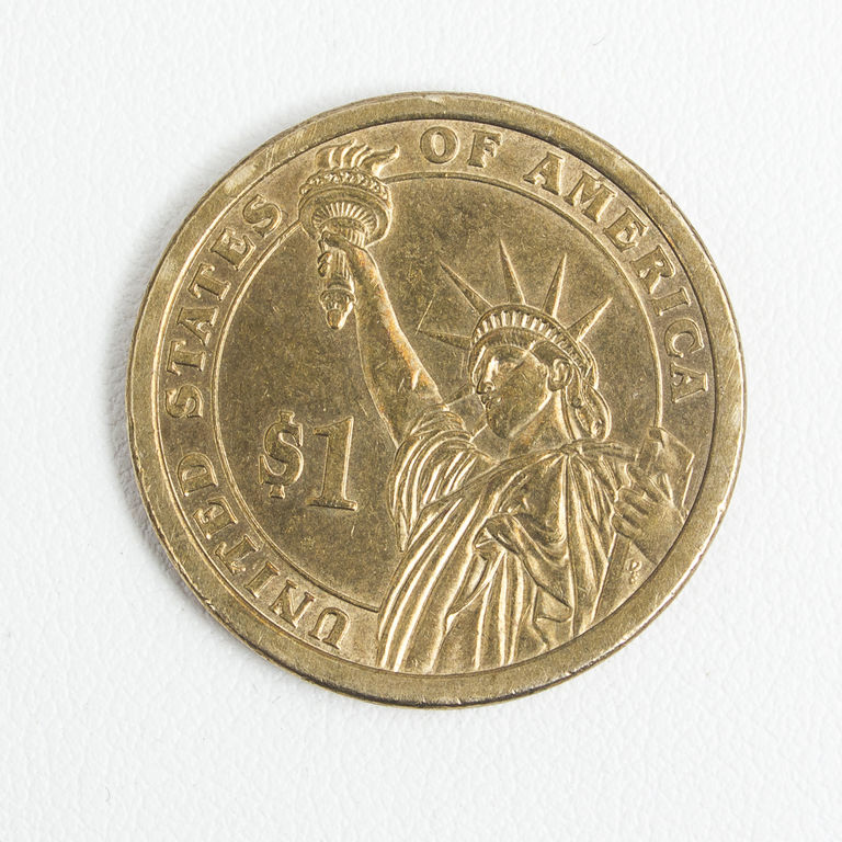 One dollar anniversary coin
