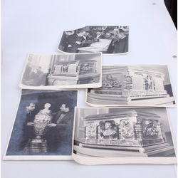 5 фотографий - Aleksandra Briede(1901-1992) un Alberts Terpilovskis(1922-2002) и коллеги готовятся к выставке в Москве