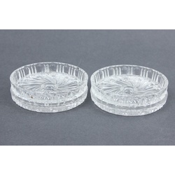 Стеклянные тарелки / подставки (4 штук)