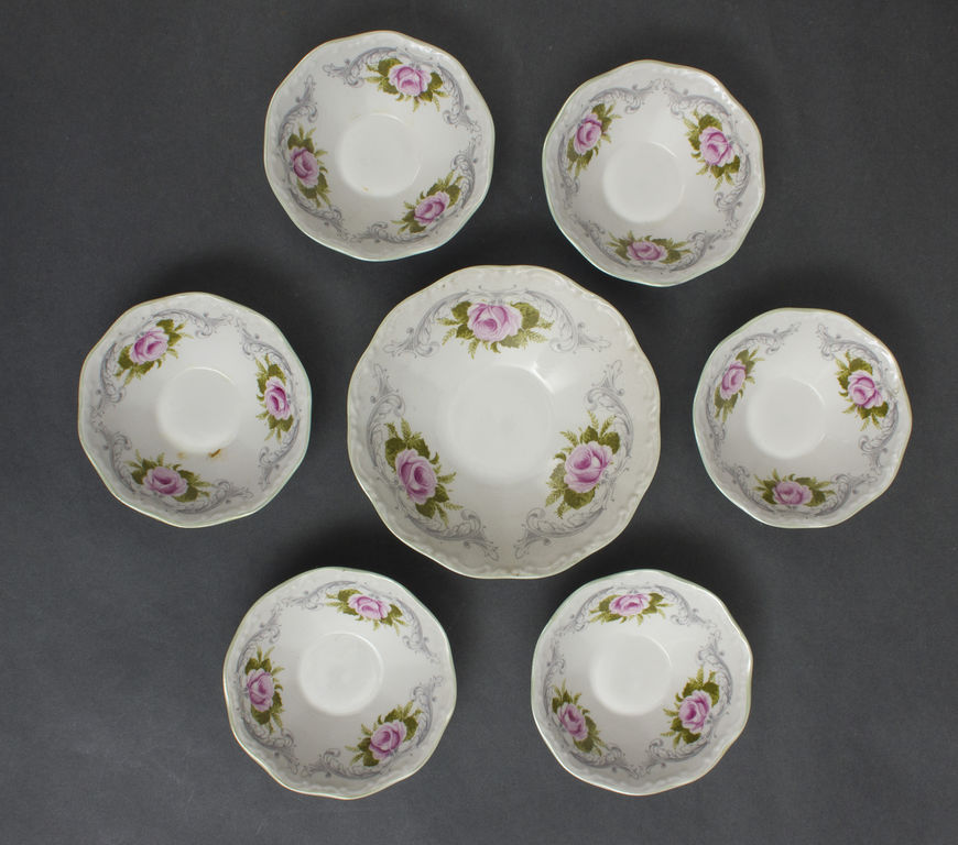 Porcelain set (6 + 1) 