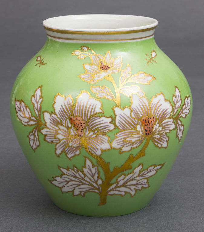 Porcelain vase in art deco style 