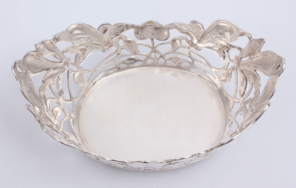 Art nouveau silver plate 