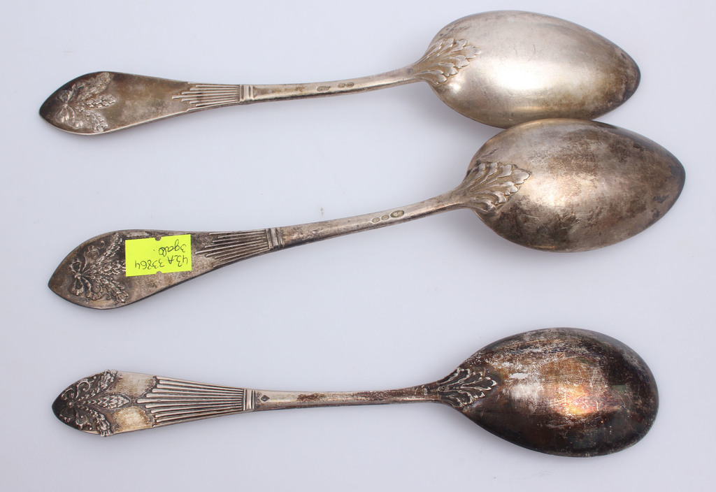 Silver spoons 3 pcs.