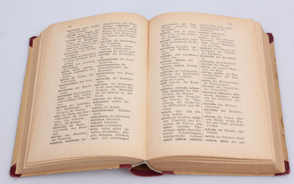 Latvian-German Dictionary, Ed.Ozolins