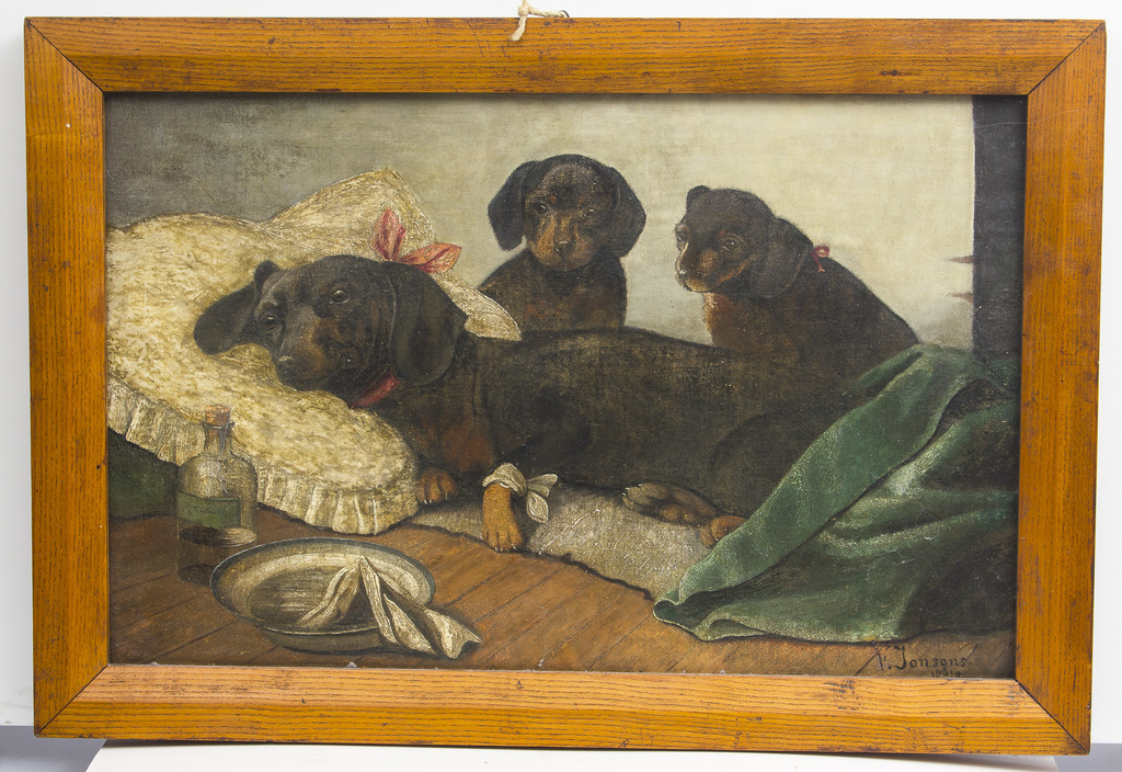 Still life with dogs