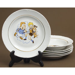 Porcelain plates 6 pcs. 