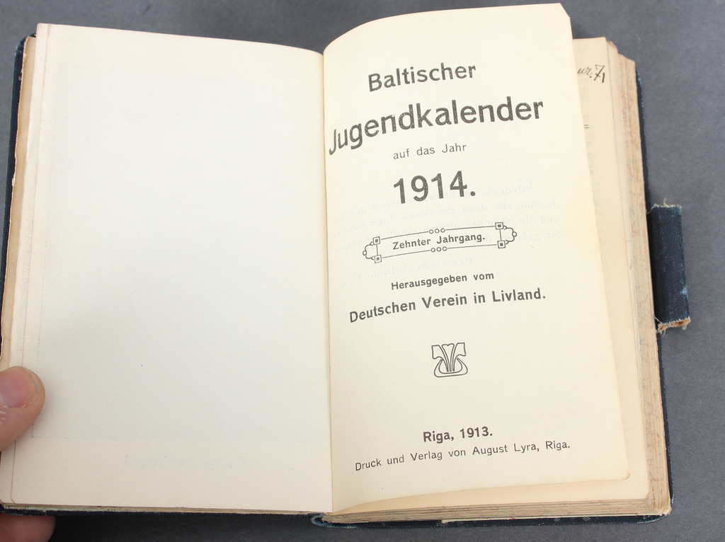 Baltischer Jugendkalender auf das Jahr 1914
