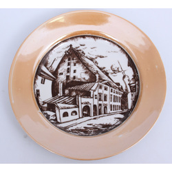 Porcelain plate 'Old town'