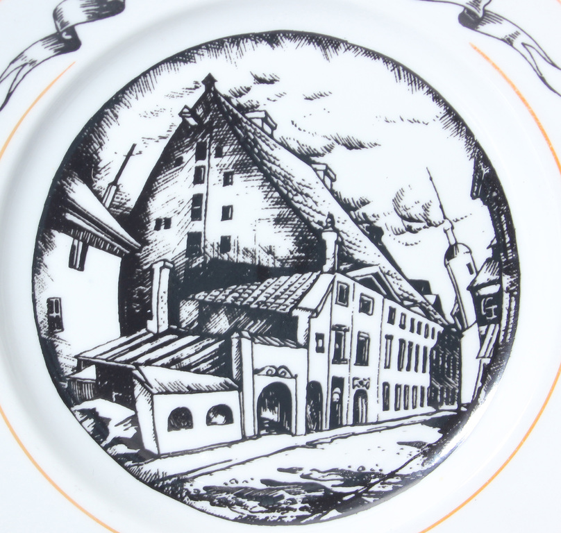 Porcelain plate 'Old town 1201'