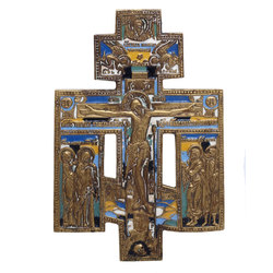 Бронзовый крест икони