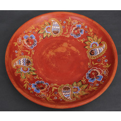 Decorative ceramic wall plate