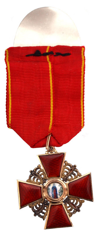 Знак ордена Святой Анны 3-й степени