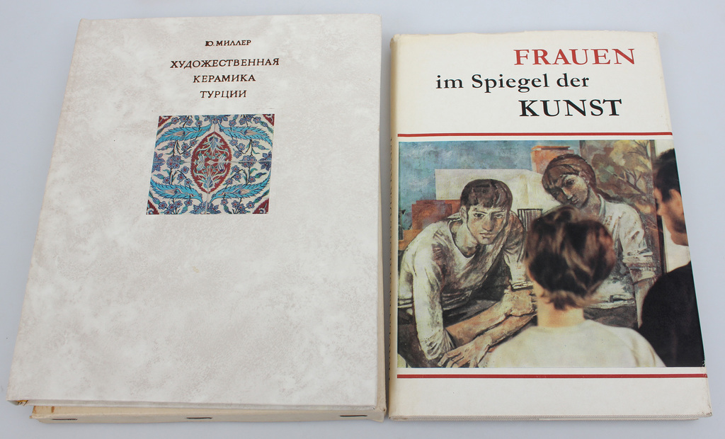 4 grāmatas - Frauen im spiegel der kunst, Mākslinieciskā keramika Turcijā, Muzeja Krakowa, Ticiāns