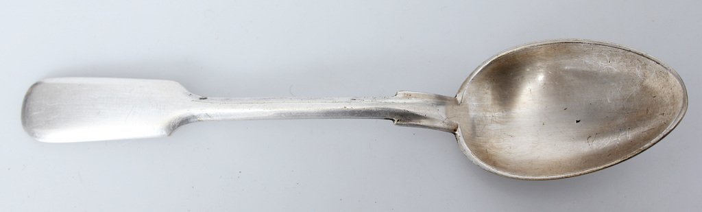 Silver-plated spoon '' Br.Henneberg '
