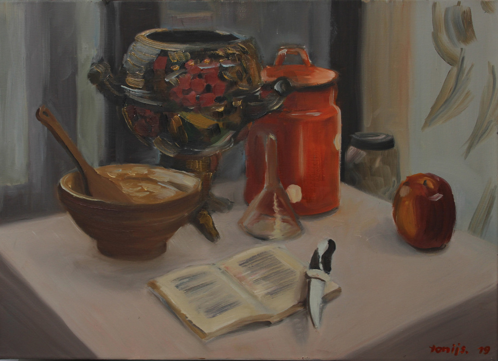 Still life with a can