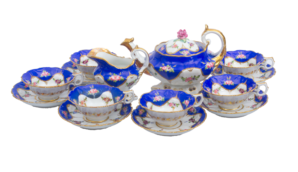Gardner porcelain set for six persons