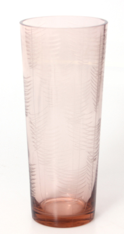 Стеклянная ваза из цветного стекла