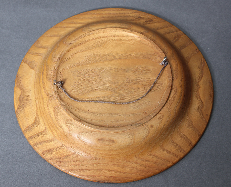 Decorative wall wooden plate 