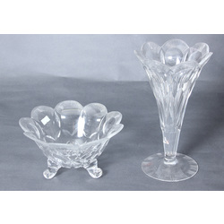 Crystal candy utensil and vase