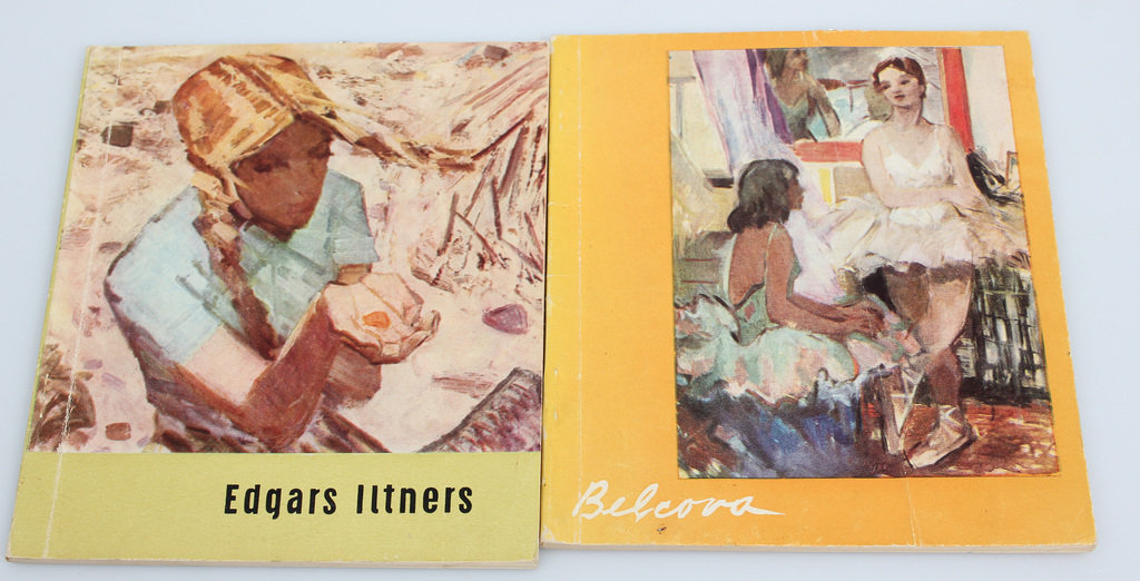 2 books / reproduction albums - Alseksandra Beļcova, Edgars Iltners