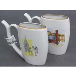 Two porcelain mugs (2 pieces)