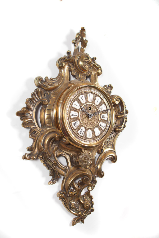 Rococo style wall clock
