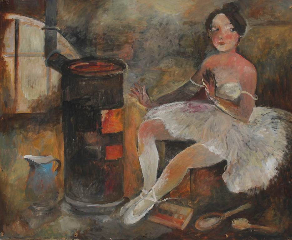 Ballerina at the stove