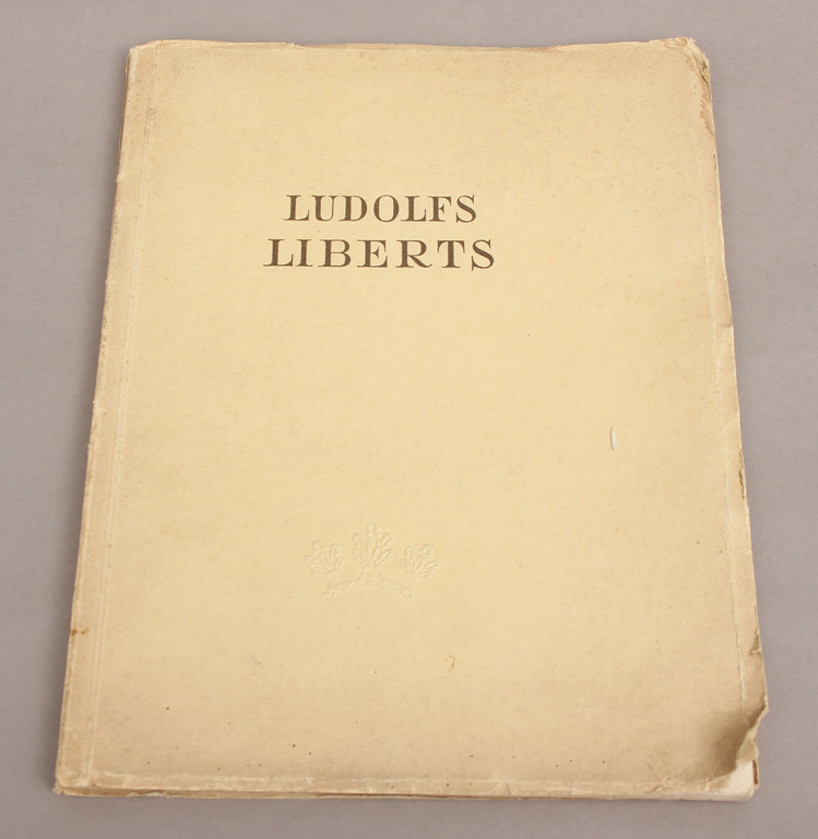 Ludolfs Liberts, Fr. Baloža apcerējums