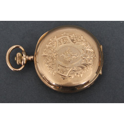 Women's gold pocket watch