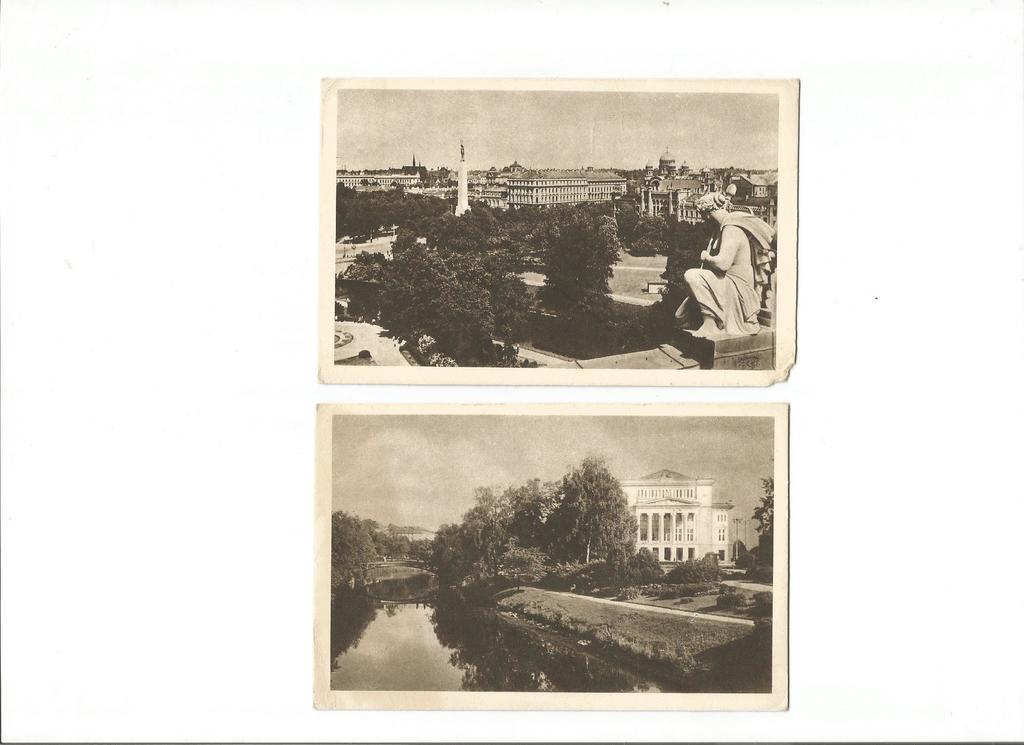 Postcards 2 pieces. 