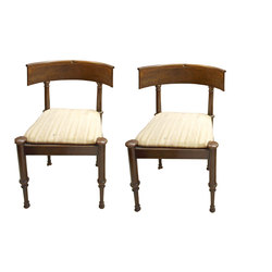 Couple of mahogany chairs