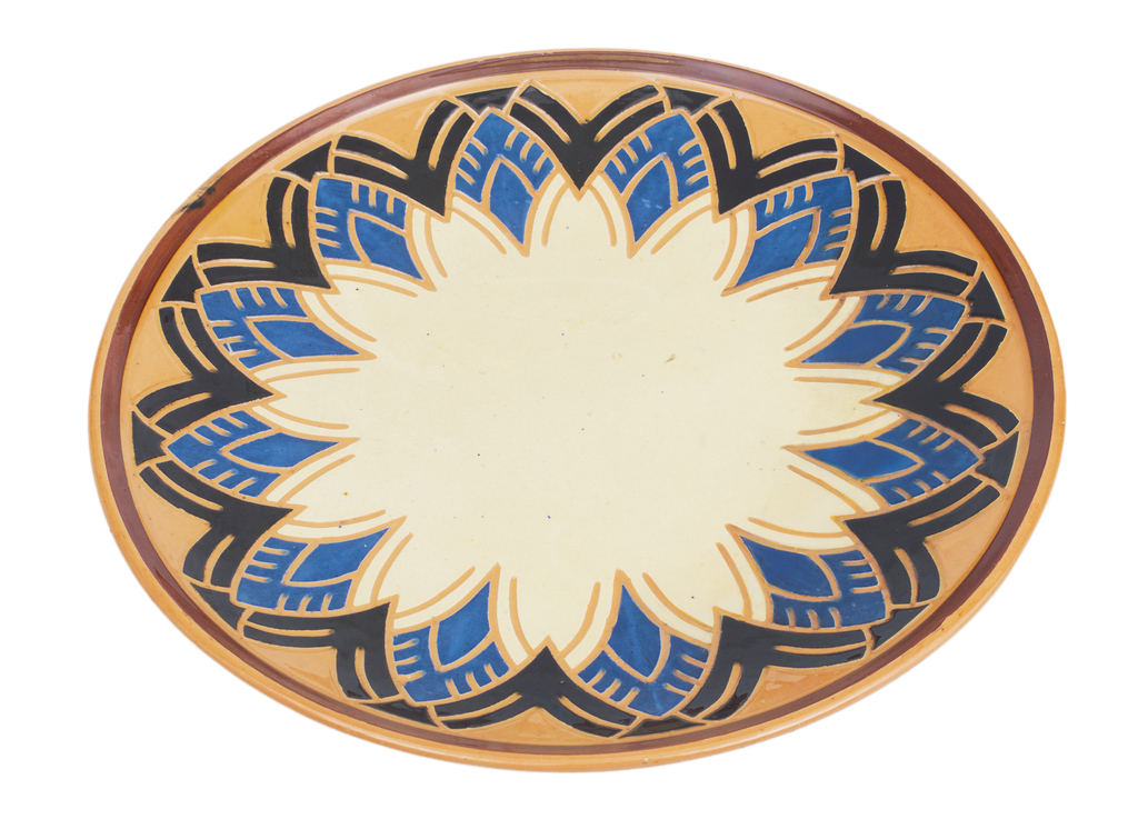 Dekoratīvs keramikas šķīvis
