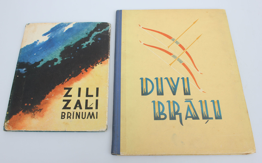 2 books - Latvian folk tale 