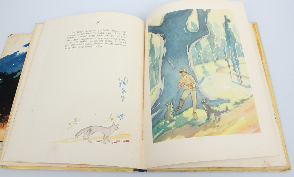 2 books - Latvian folk tale 