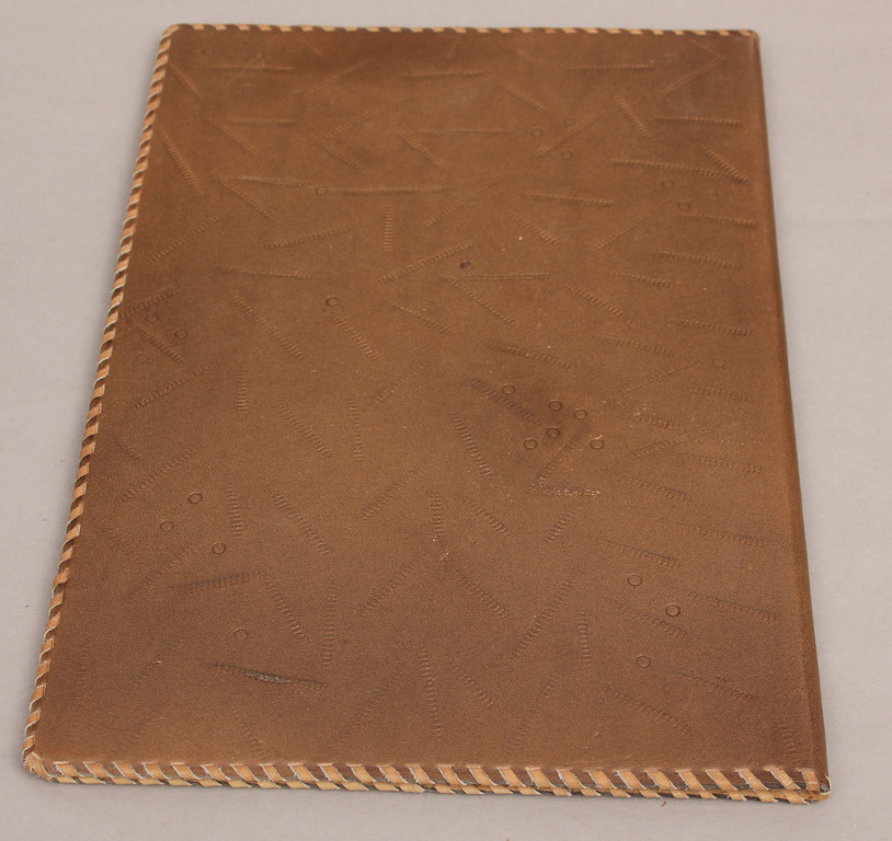 Leather document folder