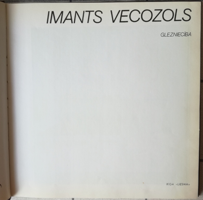 Imants Vecozols. Reproduction album