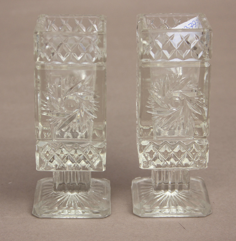 Glass vases 2 pcs.